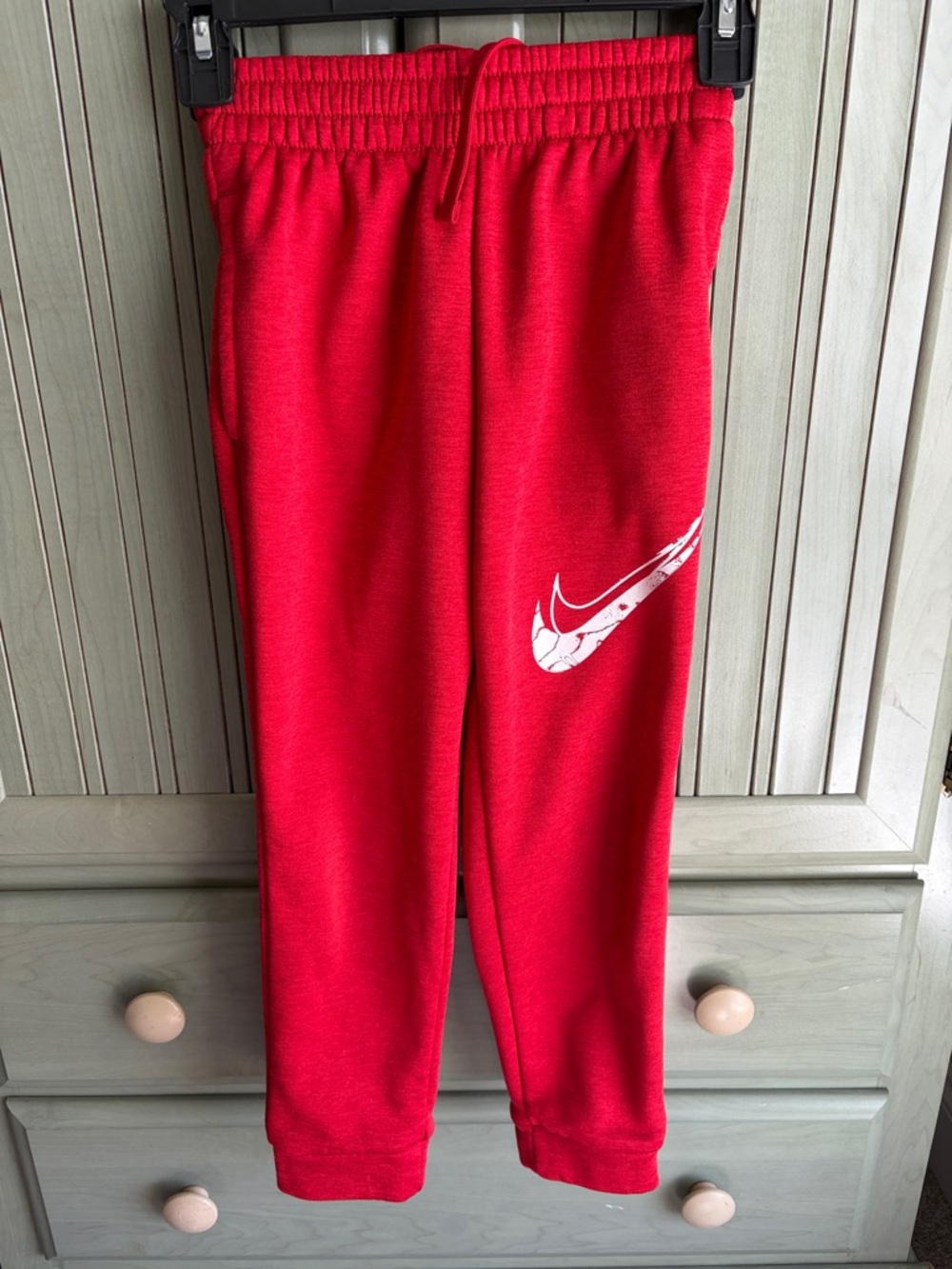 Small Nike Red Kids' Fleece Jogger Pants
